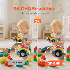 Owltron camera with 360-degree coverage for full-room awareness.