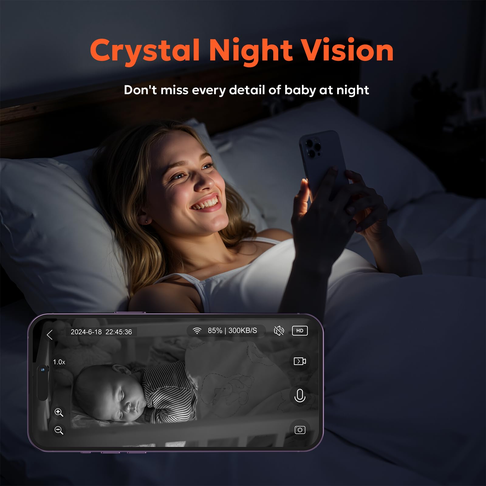 Owltron night vision using 850nm LEDs for clear night footage.