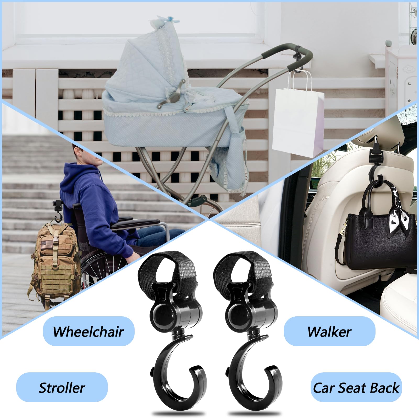 OXDFK compatible with most prams and strollers.