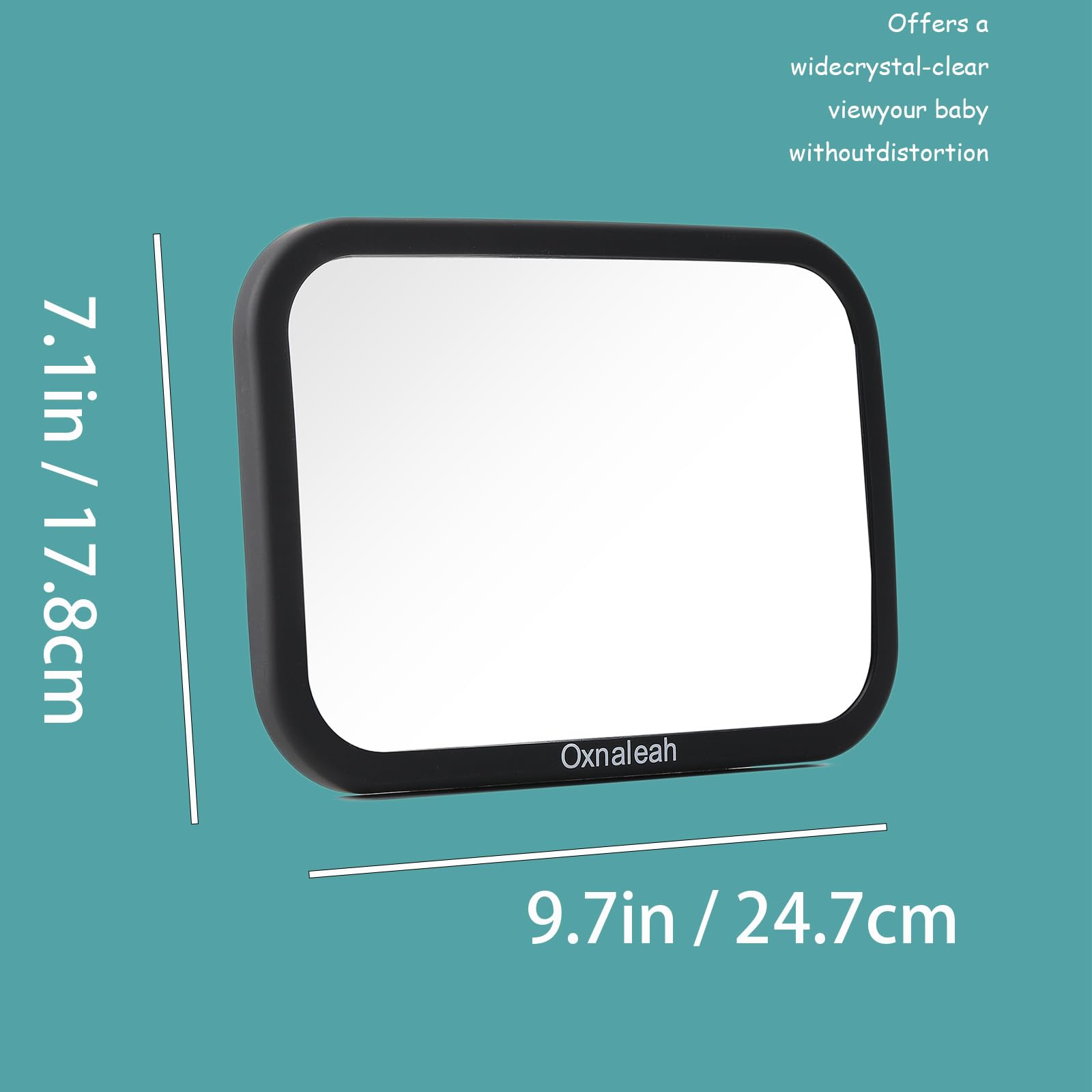 Secure headrest mounting ensures stable viewing on the go.