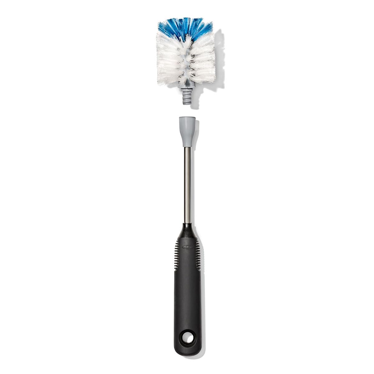 OXO Good Grips bottle brush cleans baby bottles and vases with ease