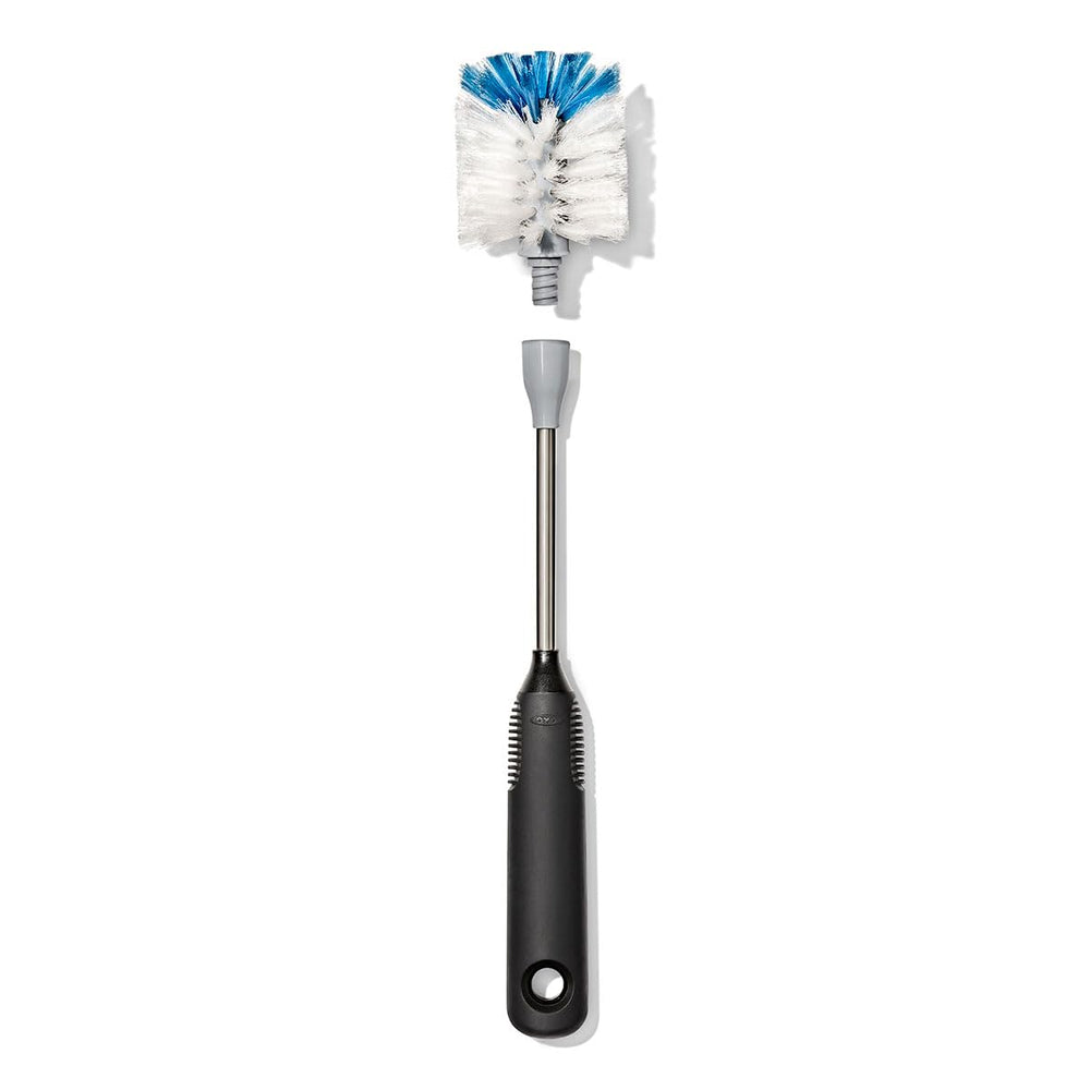 OXO Good Grips bottle brush cleans baby bottles and vases with ease