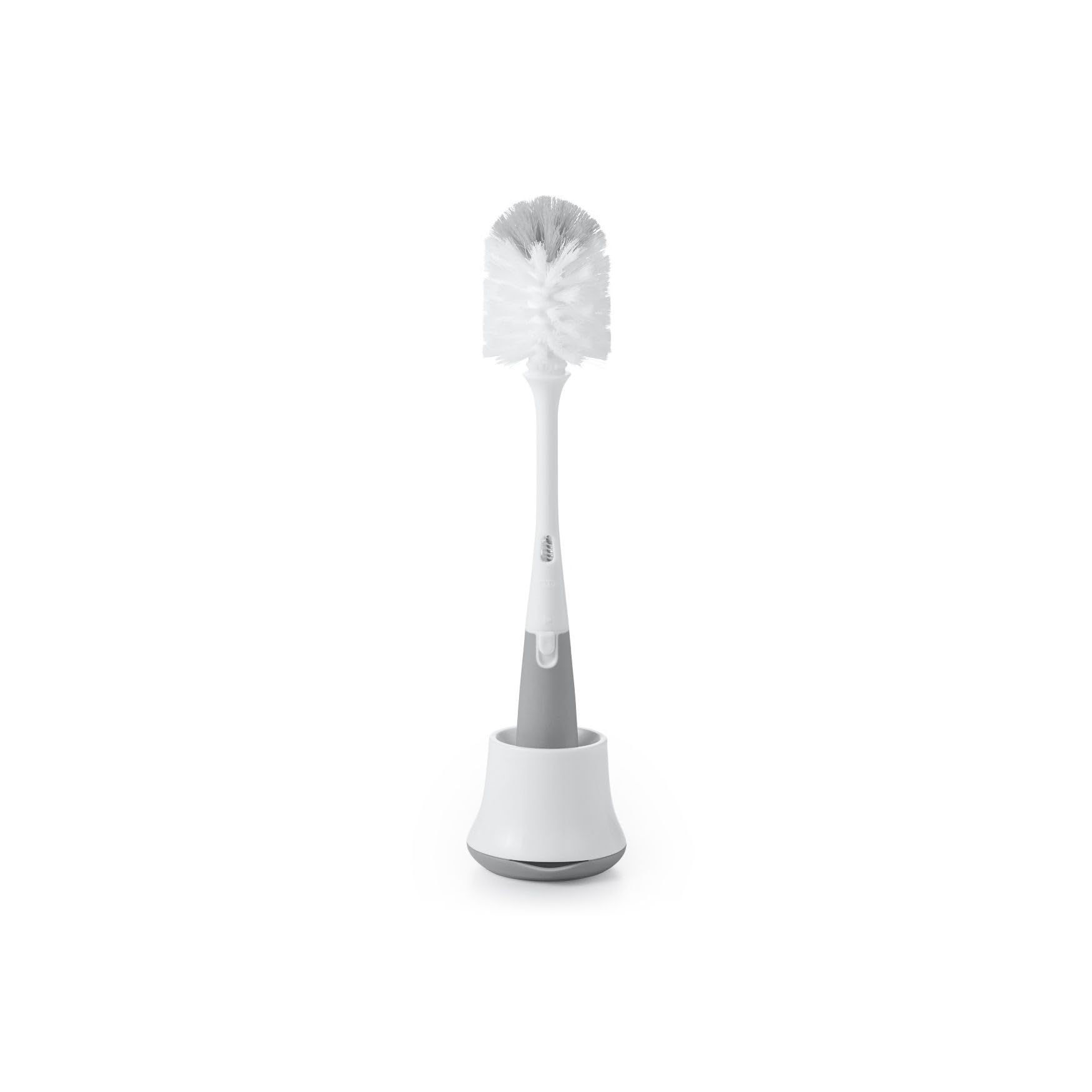 OXO Tot Bottle Drying Rack keeps items organized