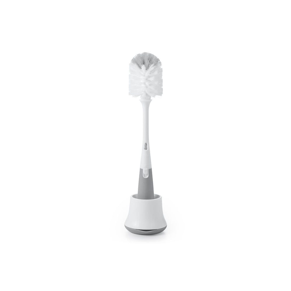 OXO Tot Bottle Drying Rack keeps items organized