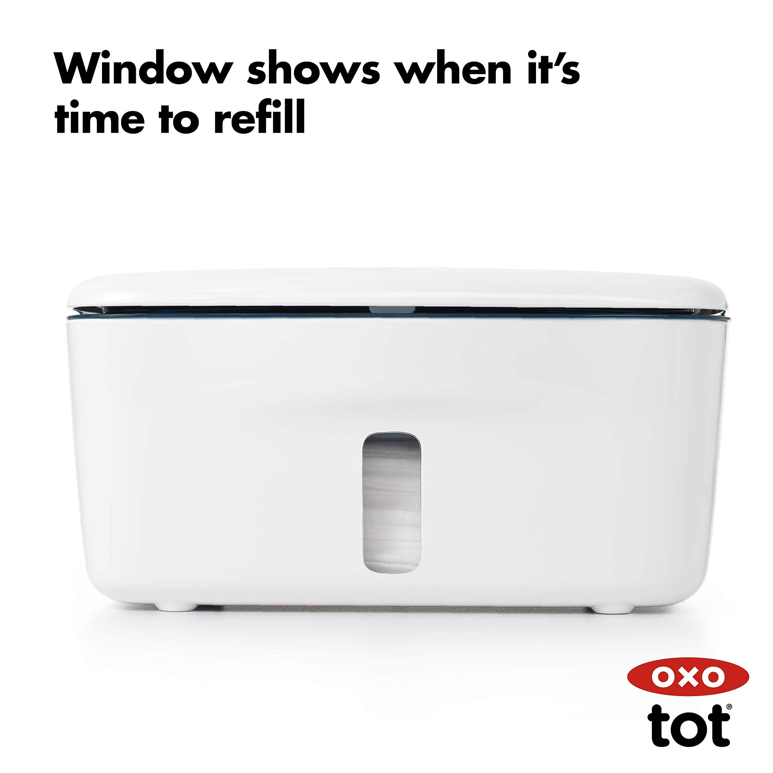 OXO Tot Perfect Pull in use during messy car trips