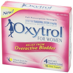 Oxytrol for Women four-day wear supports ongoing symptom management.