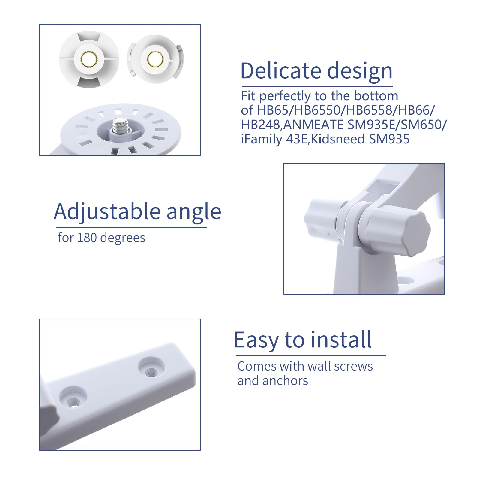 OYOCAM ANMEATE SM935E compatibility wall mount in sturdy plastic