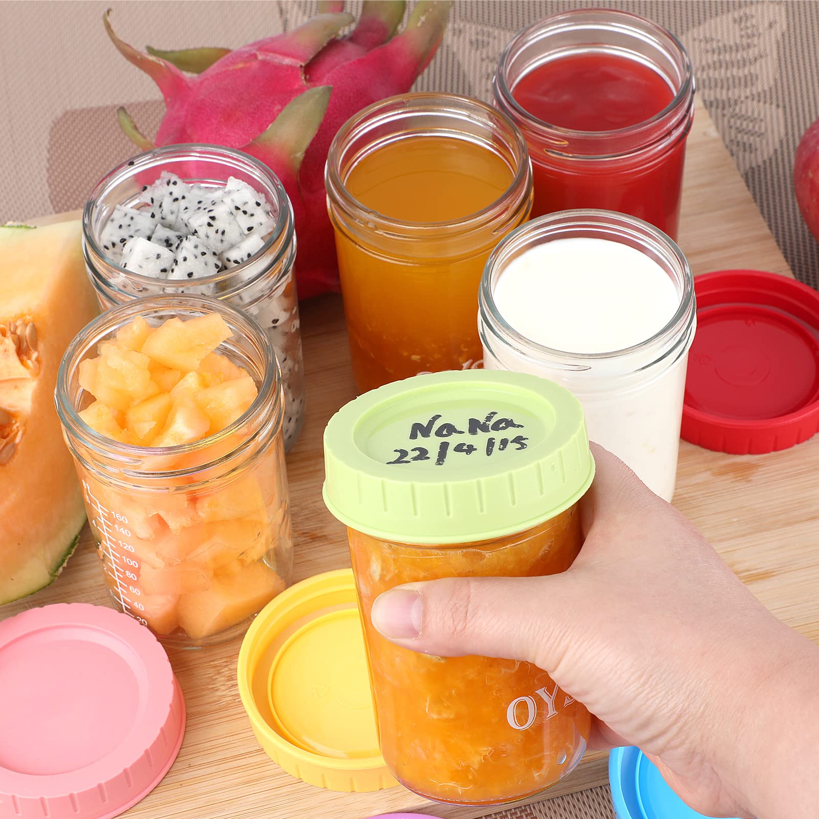 OYSIR freezer-safe jars extend storage without freezer burn.
