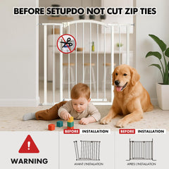 Ozzy & Kazoo pressure mount gate enables quick tool-free setup