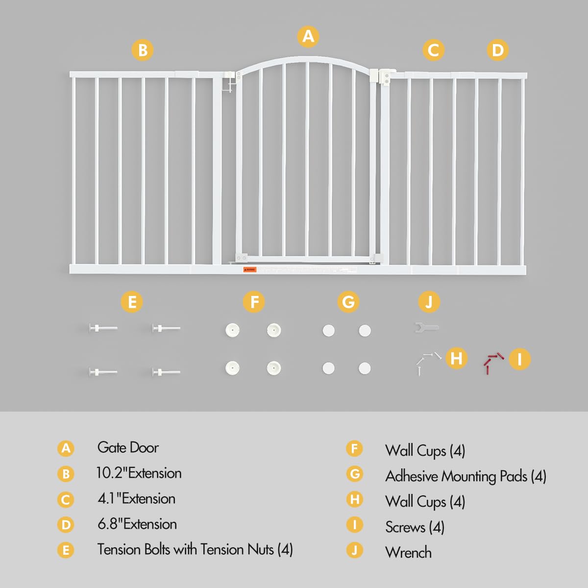 Ozzy & Kazoo dog gate helps restrict pet access in living areas