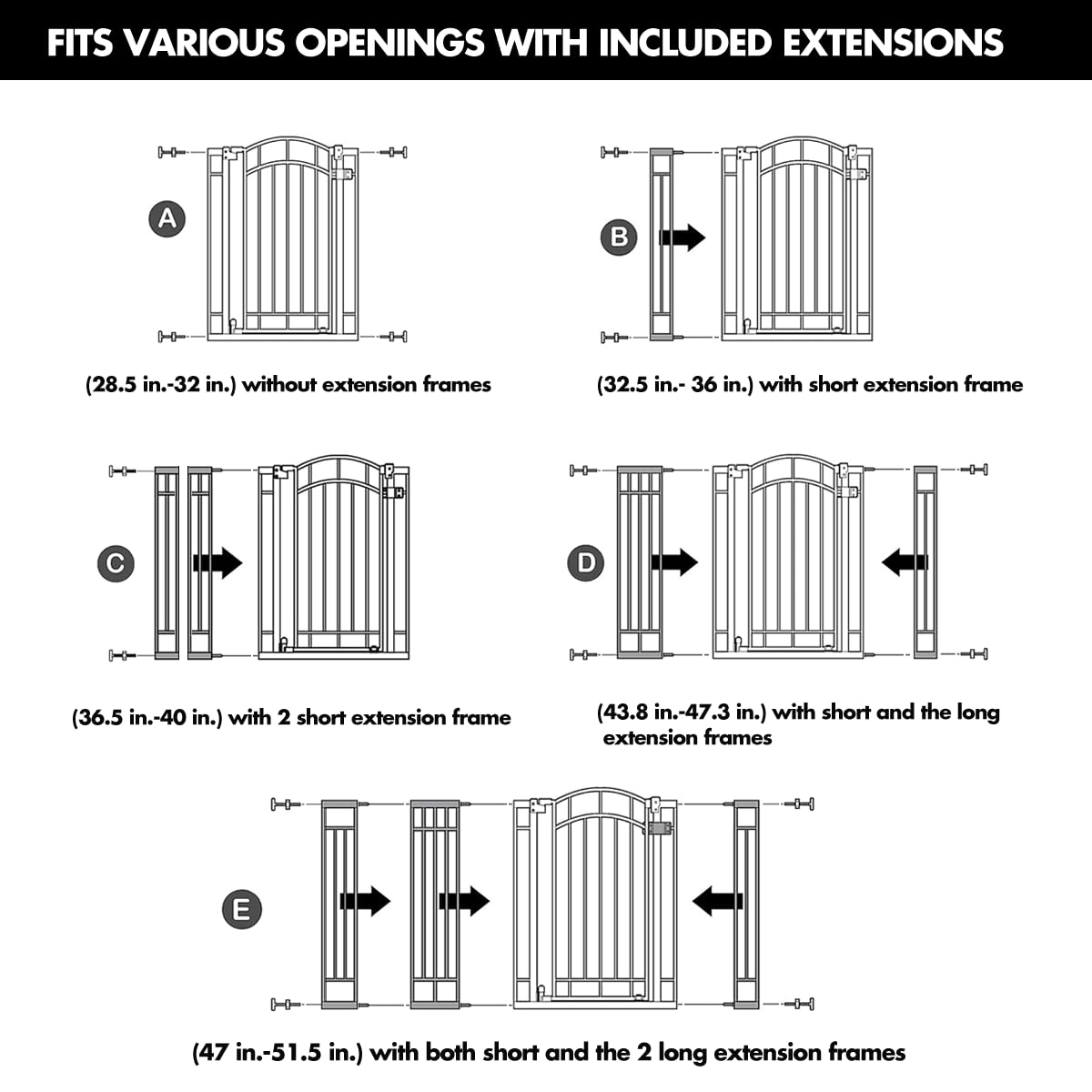 Ozzy & Kazoo indoor safety gate for stairs and doorways