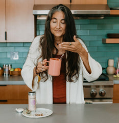 PAAVANI Women's Blend open canister for mindful tea rituals and routine