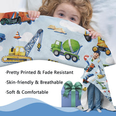 Paayna flannel blanket edge stitching detail showing durable seams