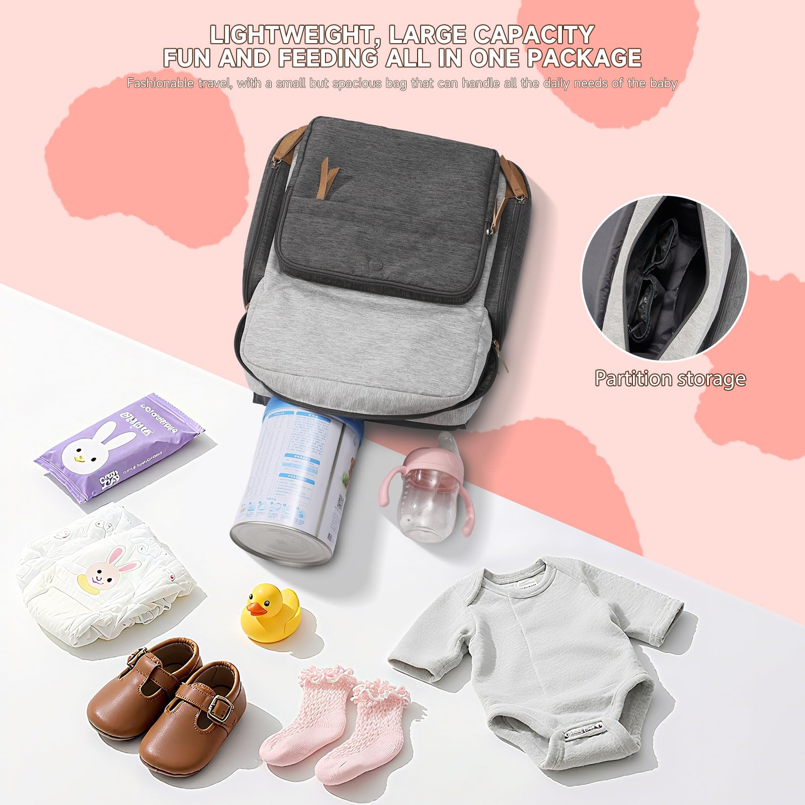 Packino tear-resistant fabric stands up to daily use while protecting essentials.