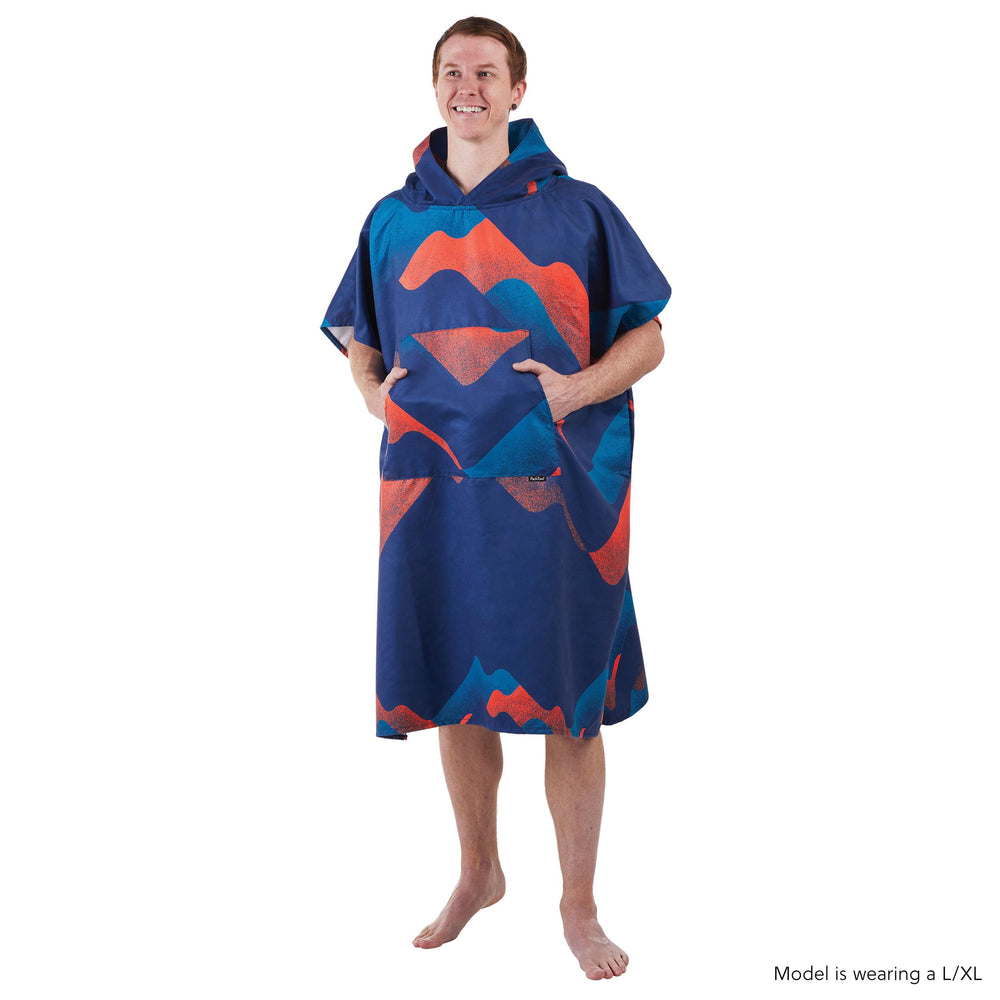 PackTowl Large/XL size gives full coverage for taller users