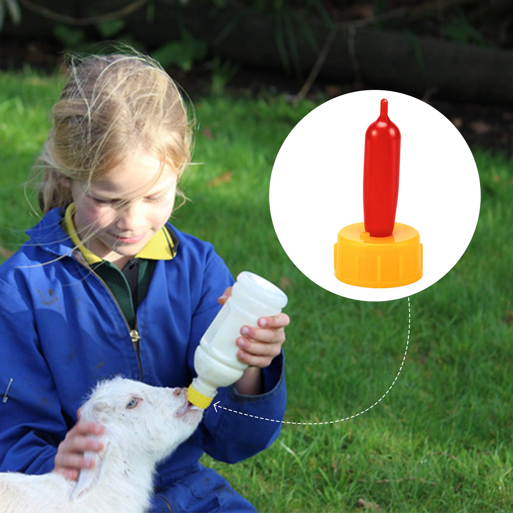 PAGOW nipple-goat-kid-easy-attach-clean proves simple installation and easy cleaning.