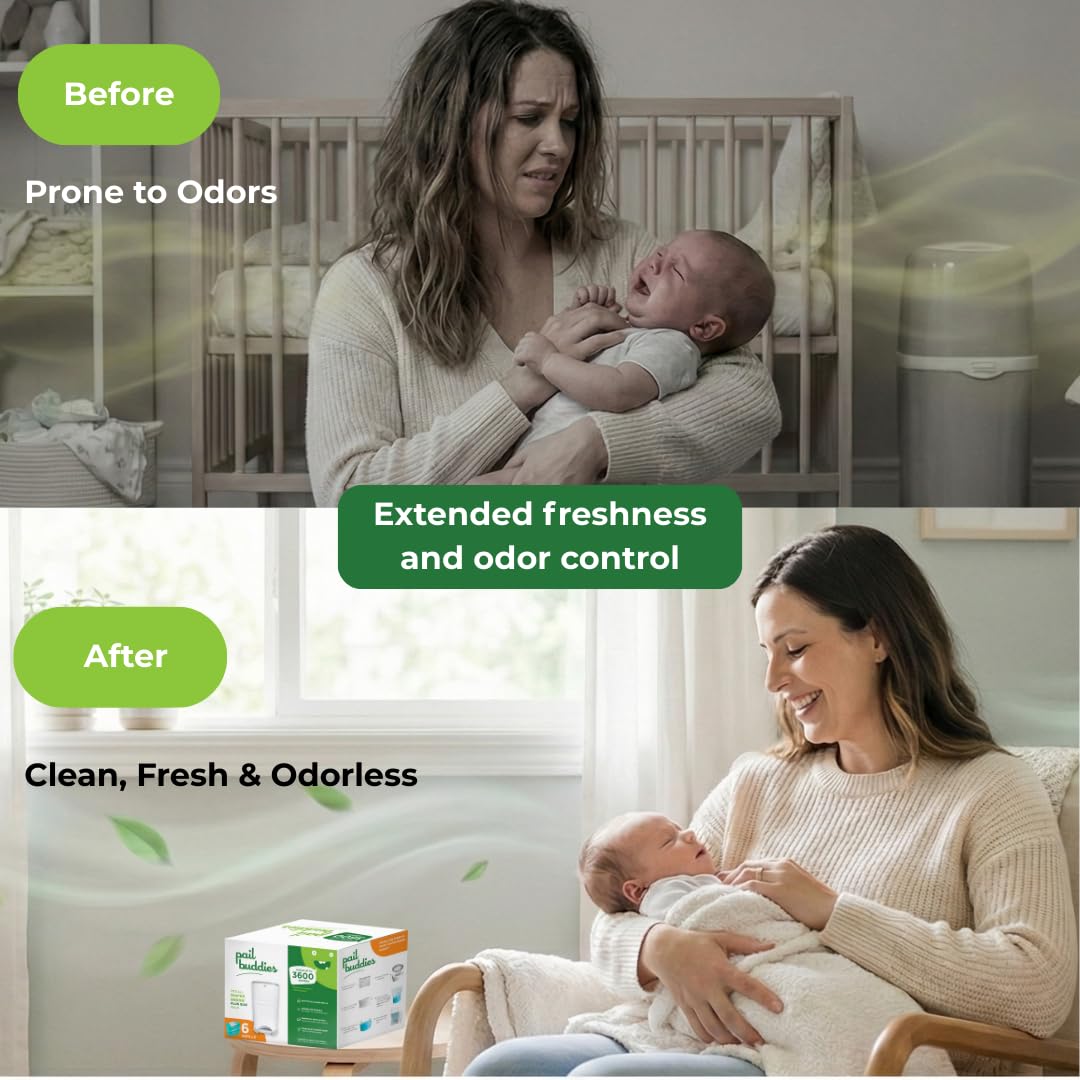 Pail Buddies Dekor Plus compatible pail liner for seamless changes