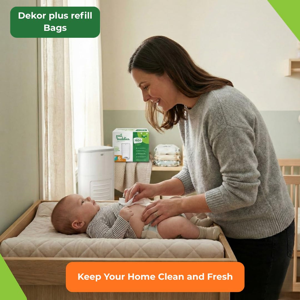 Pail Buddies fresh baby powder scent refills help keep odors in check