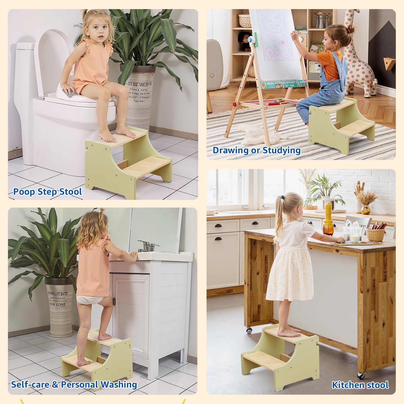 Paisure kitchen-use learning tower helps kid-friendly participation at counter.