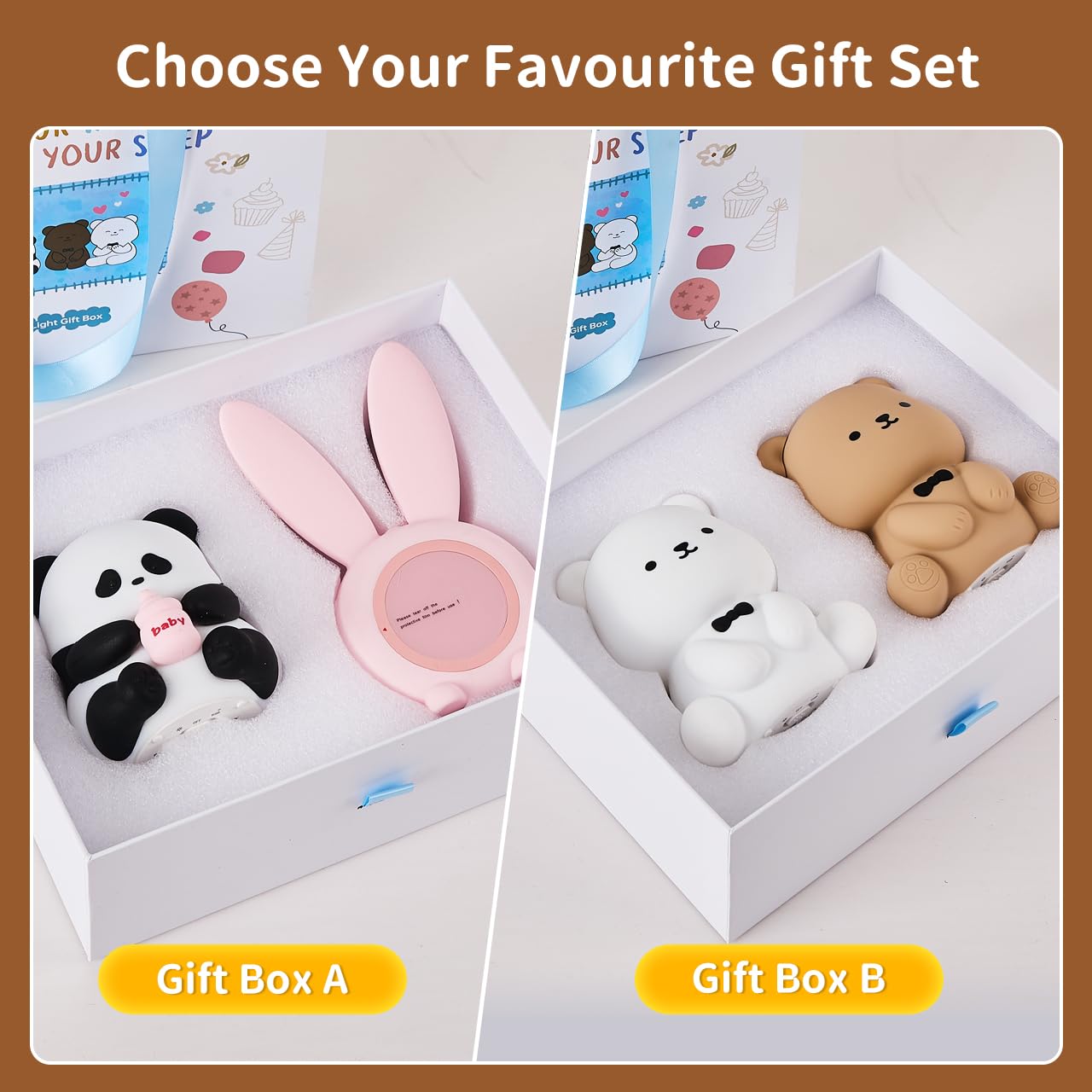 Pak Panda Night Light decor enhances bedrooms or playrooms with a dreamy glow