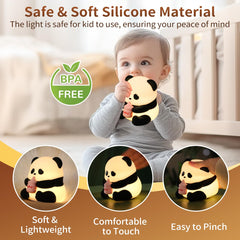 Pak Panda Night Light offers seven colors to match mood and decor