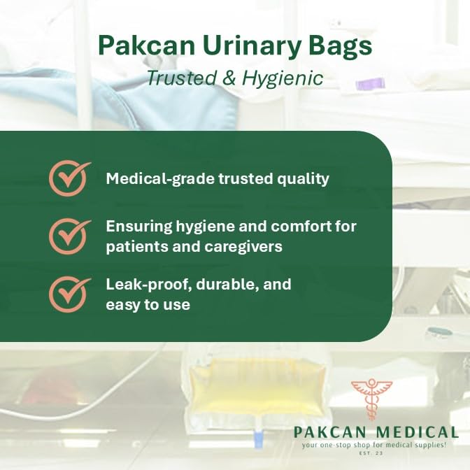 PakCan sturdy hanging holes support secure setup on bedrails or chairs.