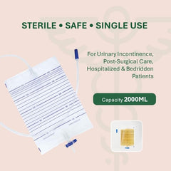 PakCan universal tubing connector fits most Foley catheters securely.