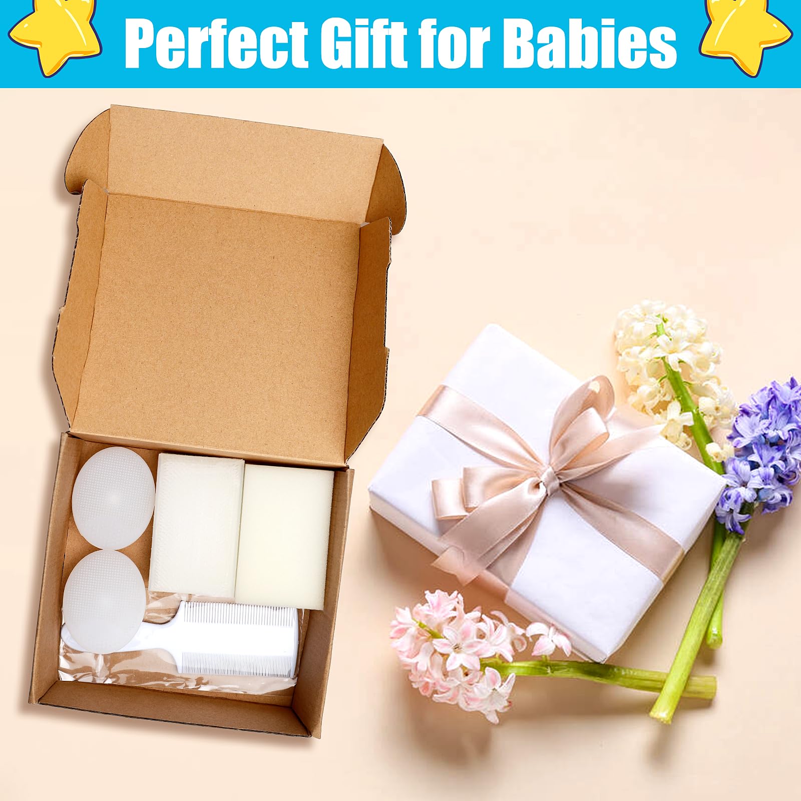 PAKENYESHA bath time set supporting comfortable baby grooming