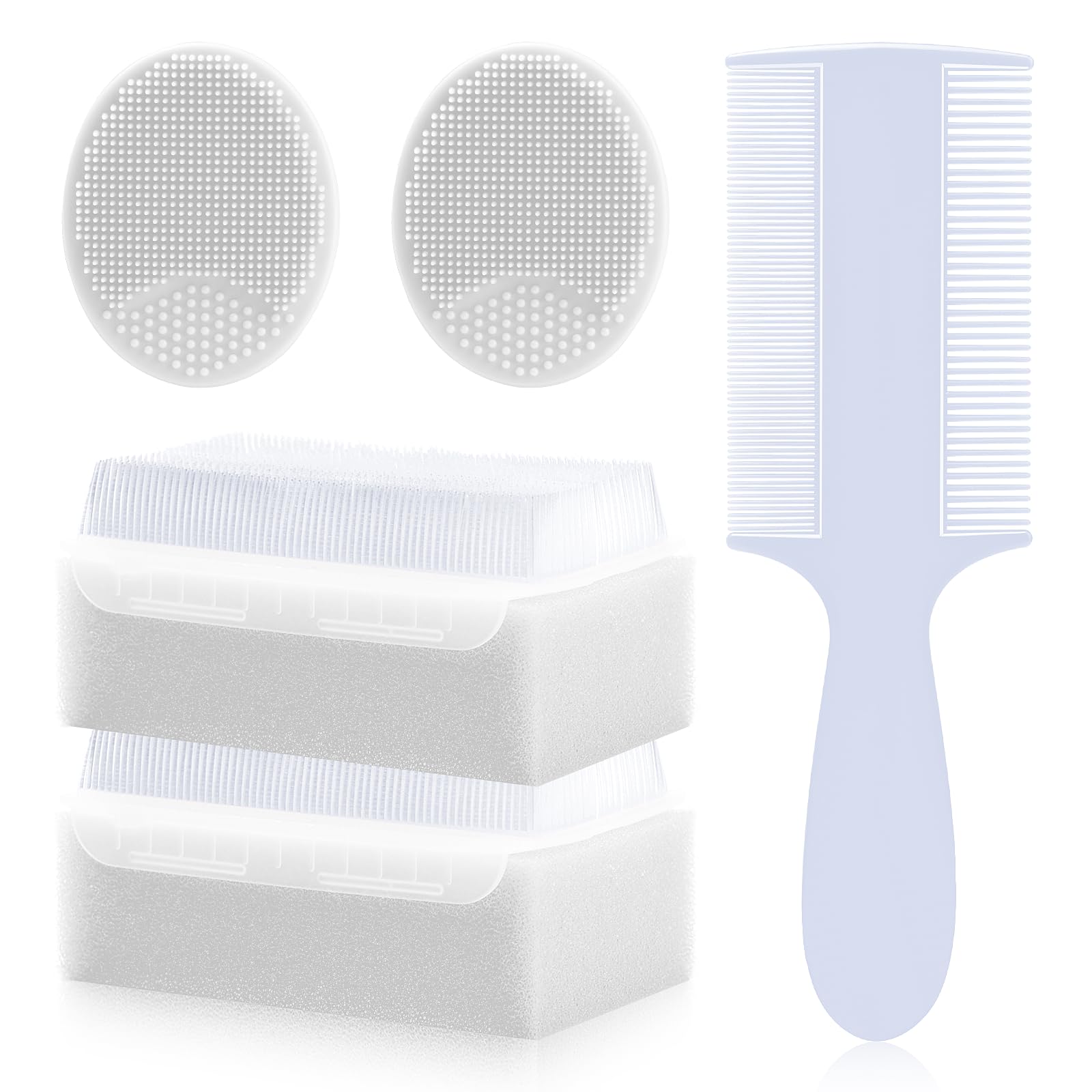 PAKENYESHA cradle cap brush set with soft bristle brushes for gentle scalp care