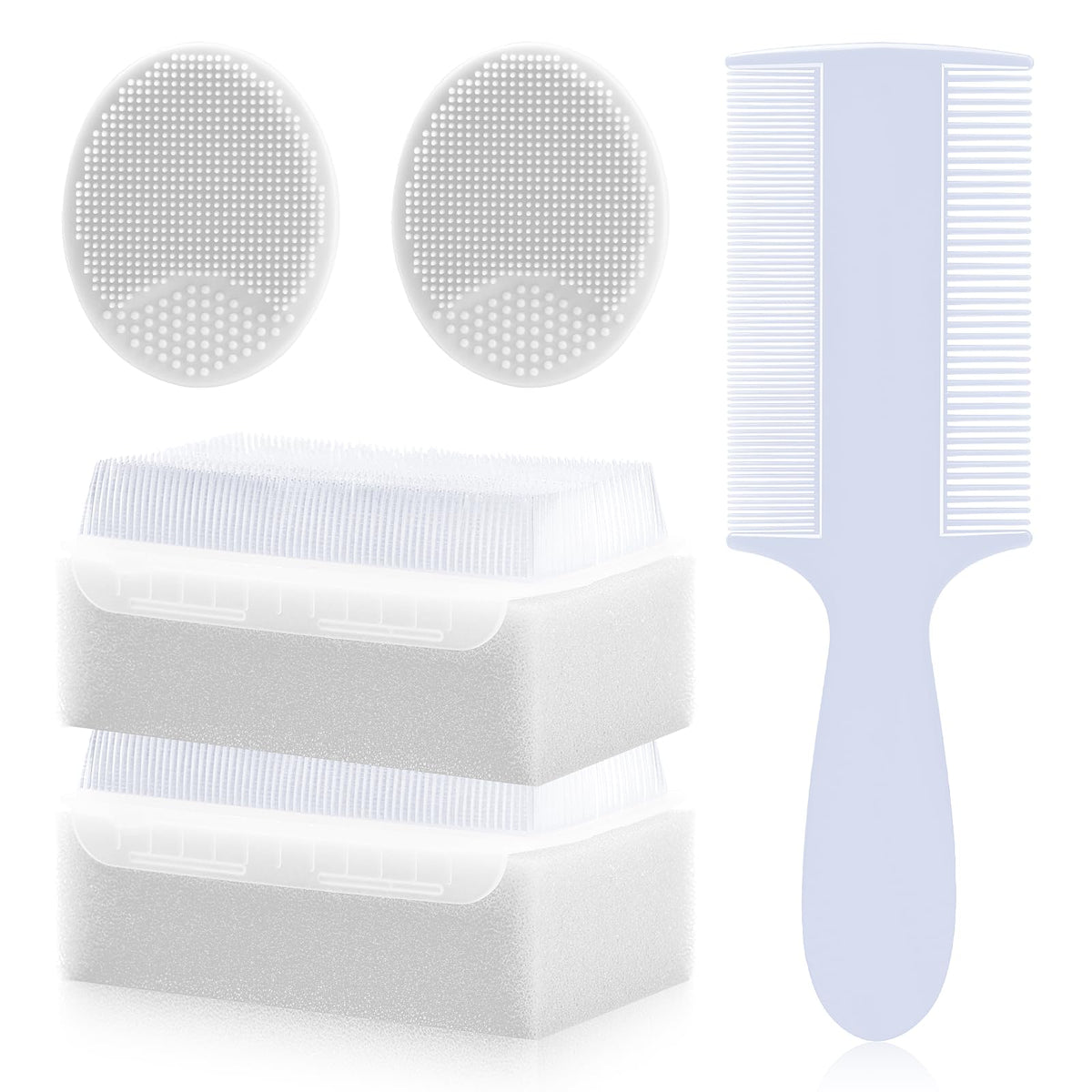 PAKENYESHA cradle cap brush set with soft bristle brushes for gentle scalp care