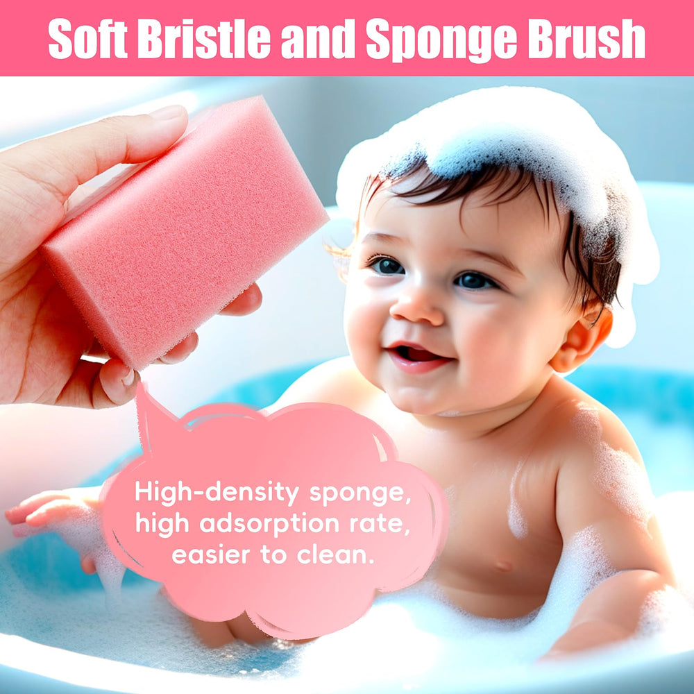 PAKENYESHA dual-sided baby comb with fine and wide teeth for versatile grooming