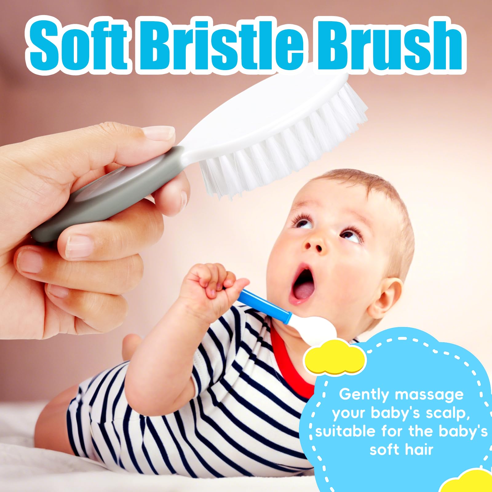 PAKENYESHA dual-sided comb with fine and wide teeth for versatile care.