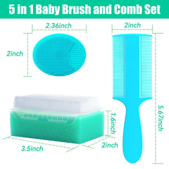 PAKENYESHA soft-bristle baby brush for soothing bath-time grooming.