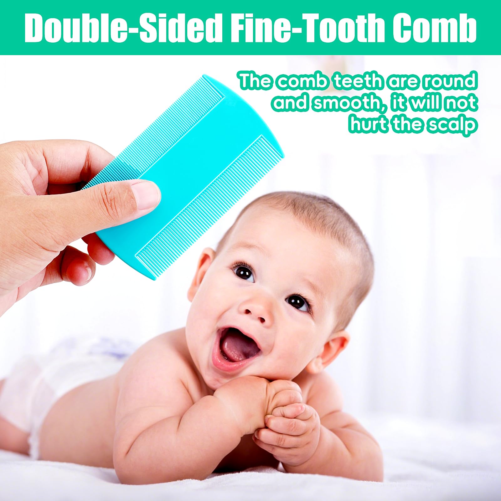 PAKENYESHA wide-tooth comb for gentle detangling of baby curls