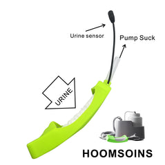 Pakerler silent pump operates smoothly whenever urine is detected.
