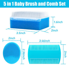 PAKENYESHA soft bristle baby brush for delicate cleansing.