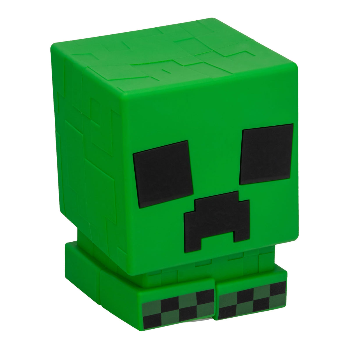 Paladone Creeper SquishyGlo light held in hand for a cozy bedside glow.