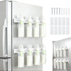 Palksky wall-mounted bottle storage organizer keeps Dr. Brown's bottles neat and accessible.
