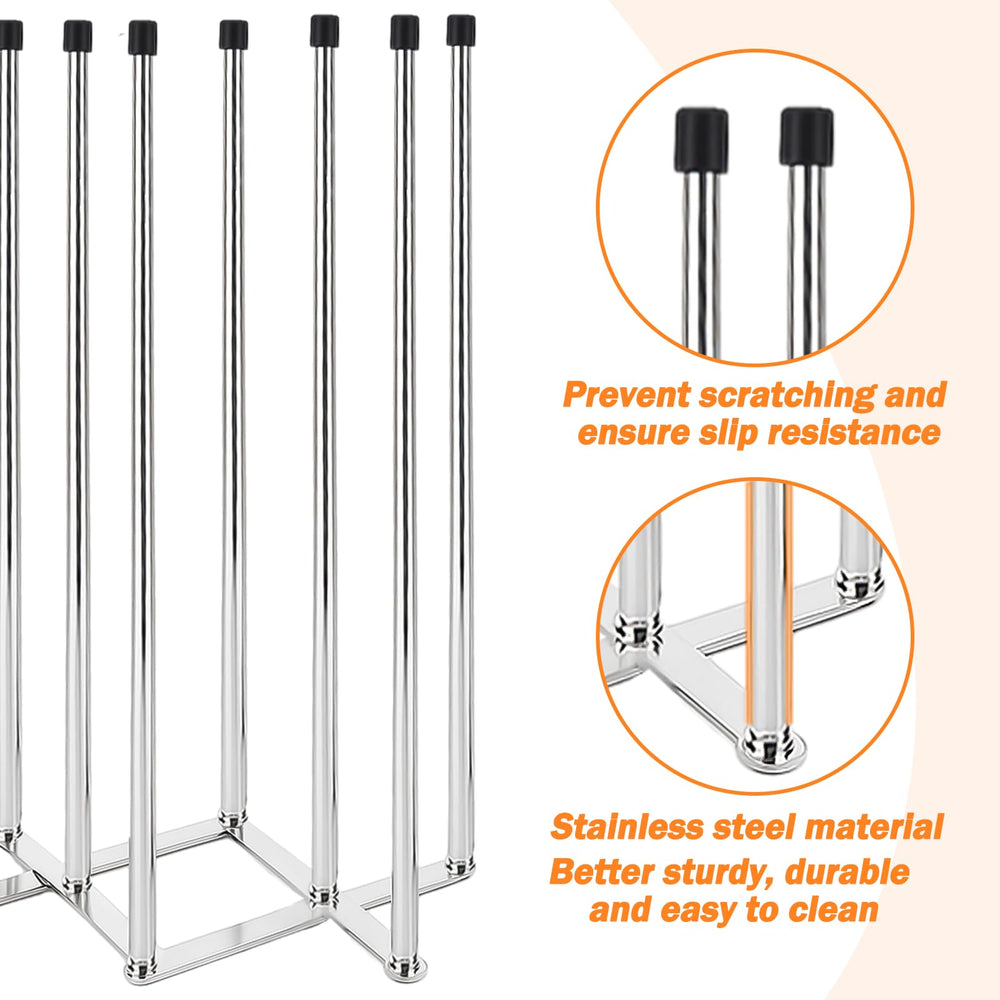 Palksky rack built with rust-proof 304 stainless steel for long-lasting performance.