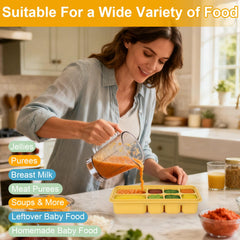 Palksky tray pops out portions with one press for quick servings