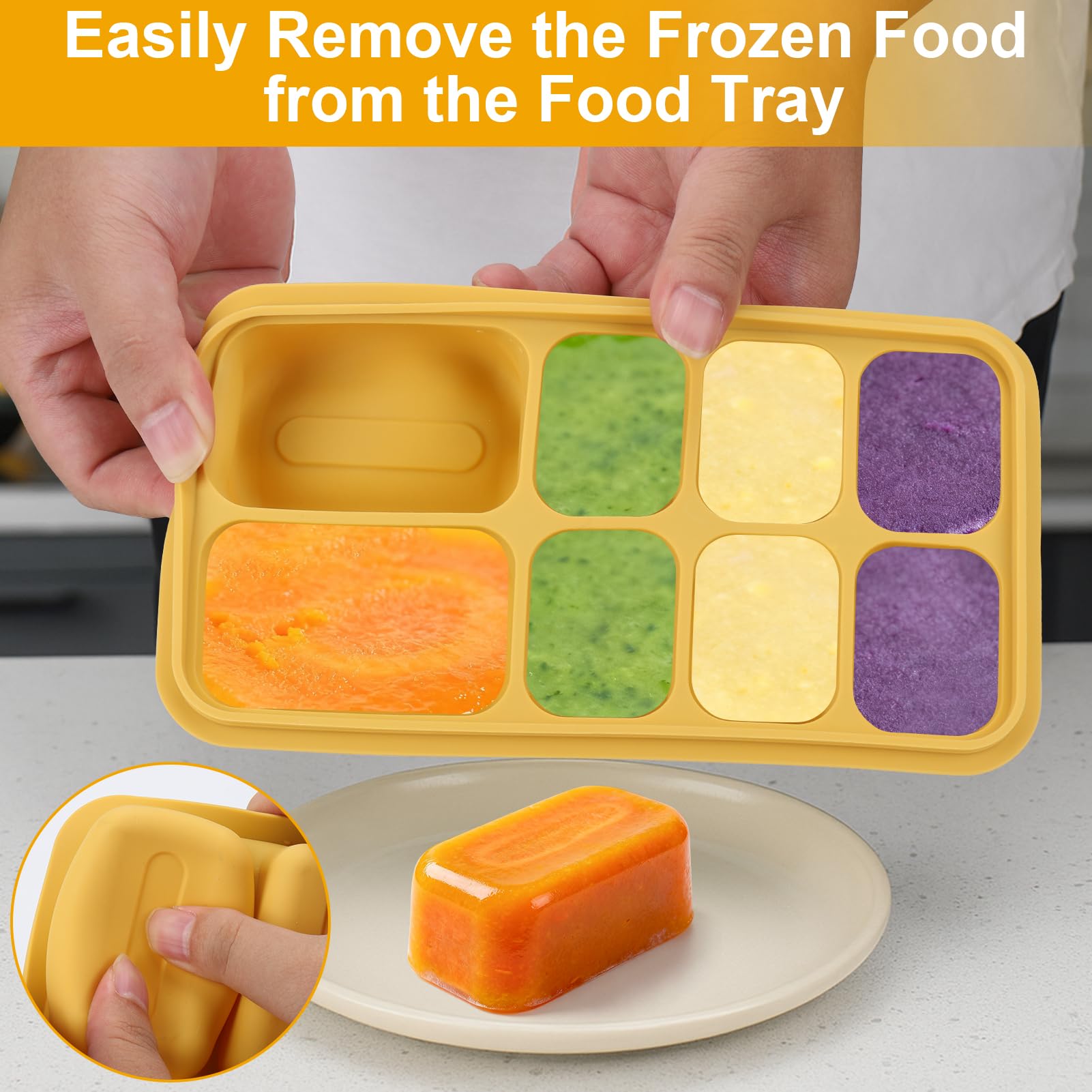 Palksky trays stack neatly to save freezer space