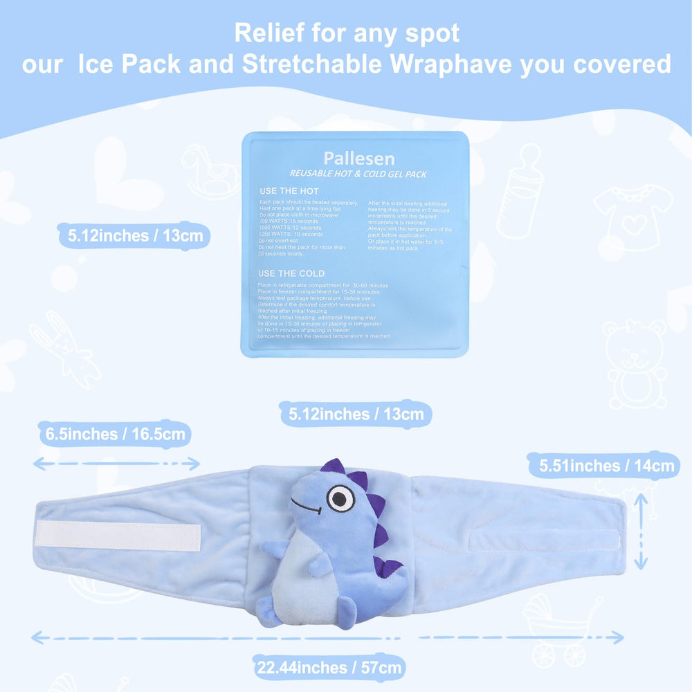 Therapy kit with belt and ice pack enabling hot or cold relief sessions