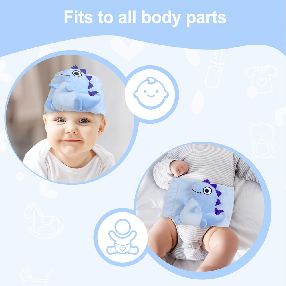 Velcro ends secure fit for easy positioning on baby