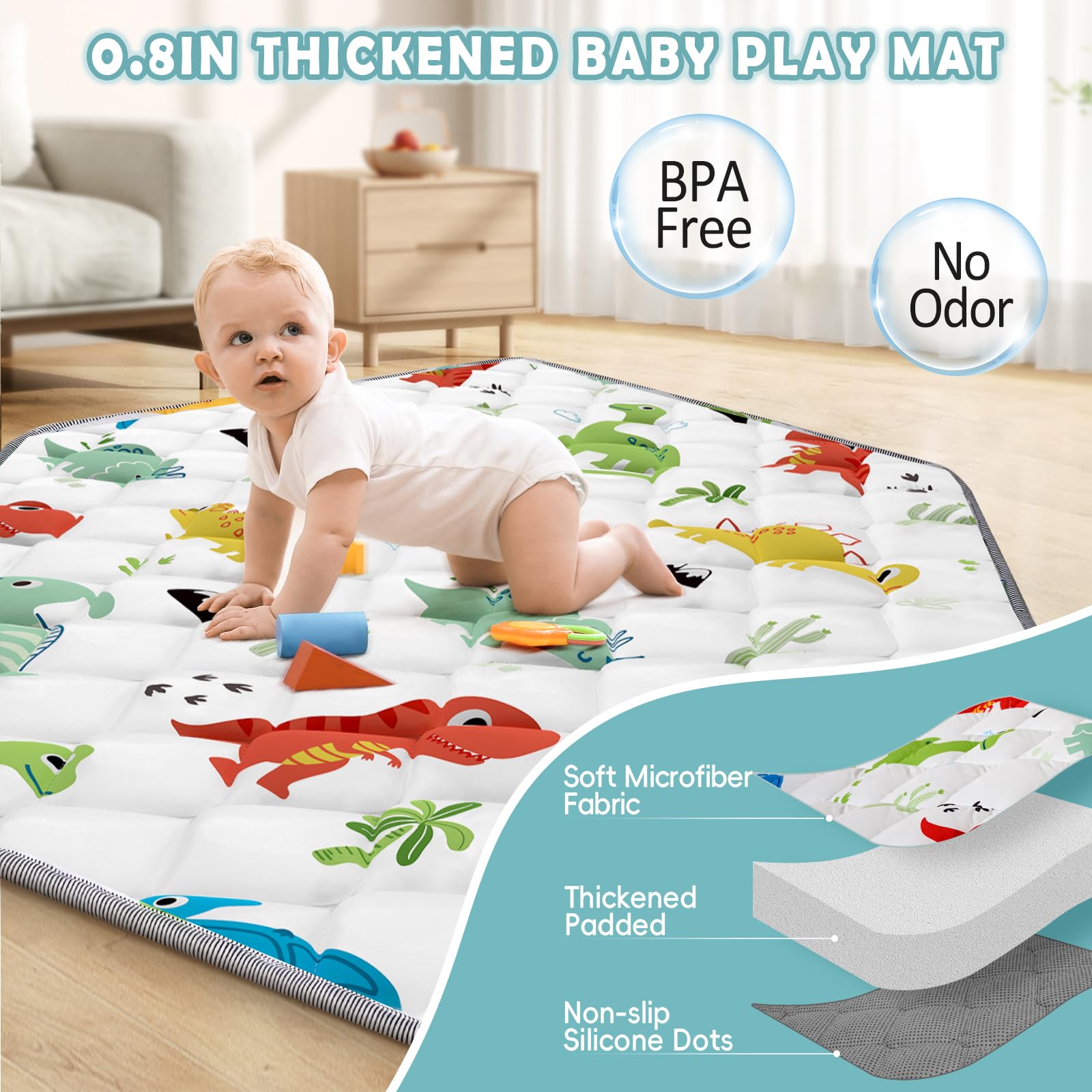 Palopalo Pop Up Playpen weighs 8.8 lbs and comes with a compact travel bag.