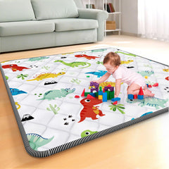 Palopalo thicken foam baby play mat top view with a soft surface for comfortable play.