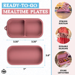 Palz and Pandy silicone baby fork for easy self-feeding away from home.