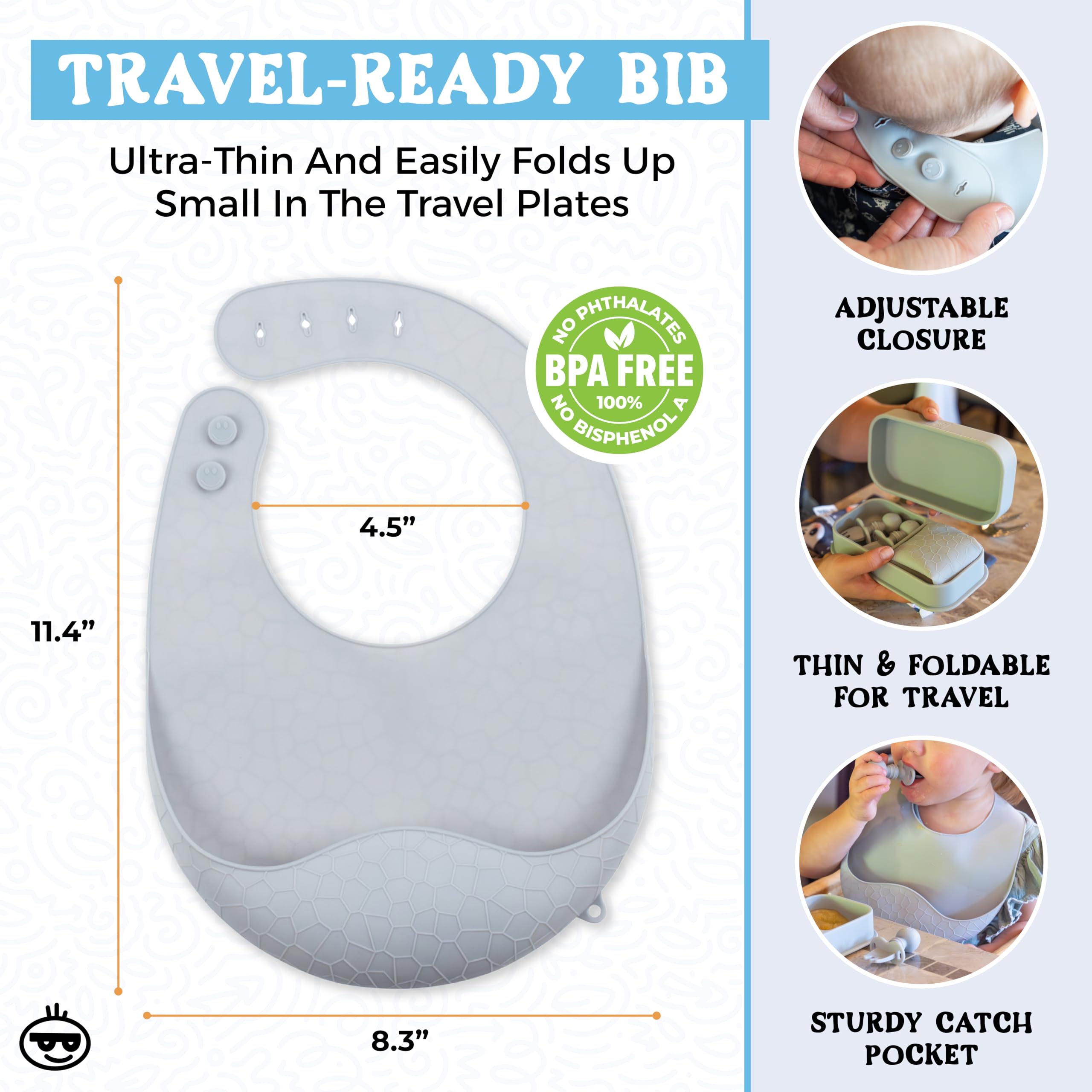 Palz & Pandy waterproof storage bag for mess-free transport