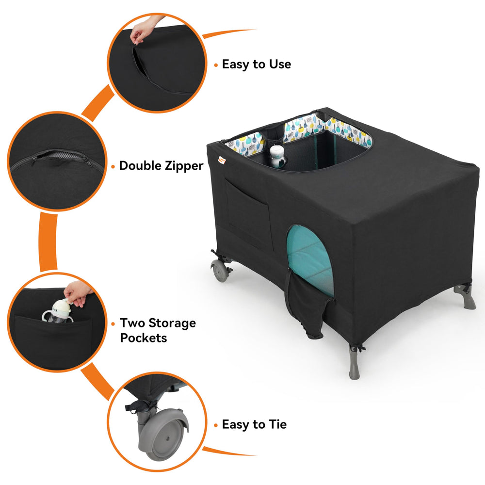 Pamo Babe travel-compact design supports on-the-go naps.