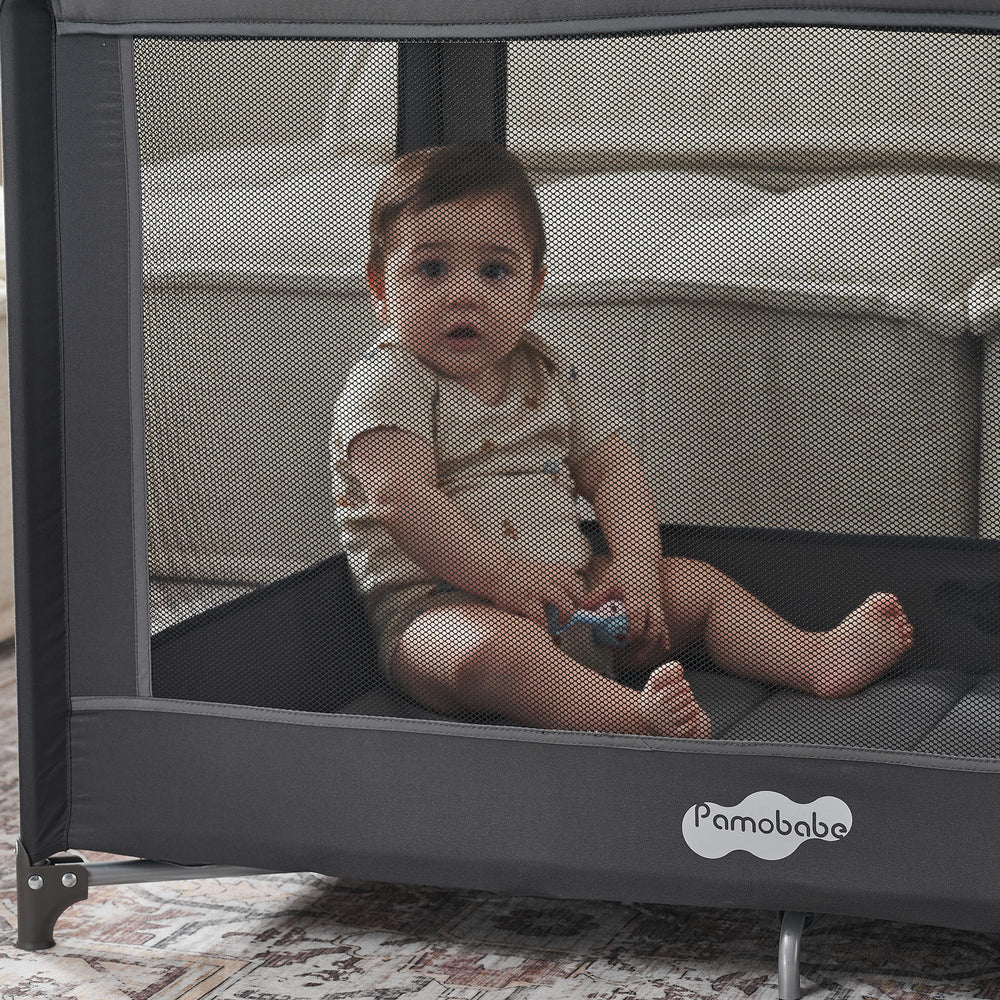 Pamo Babe detachable bassinet showcases versatility for naps and quick room changes.