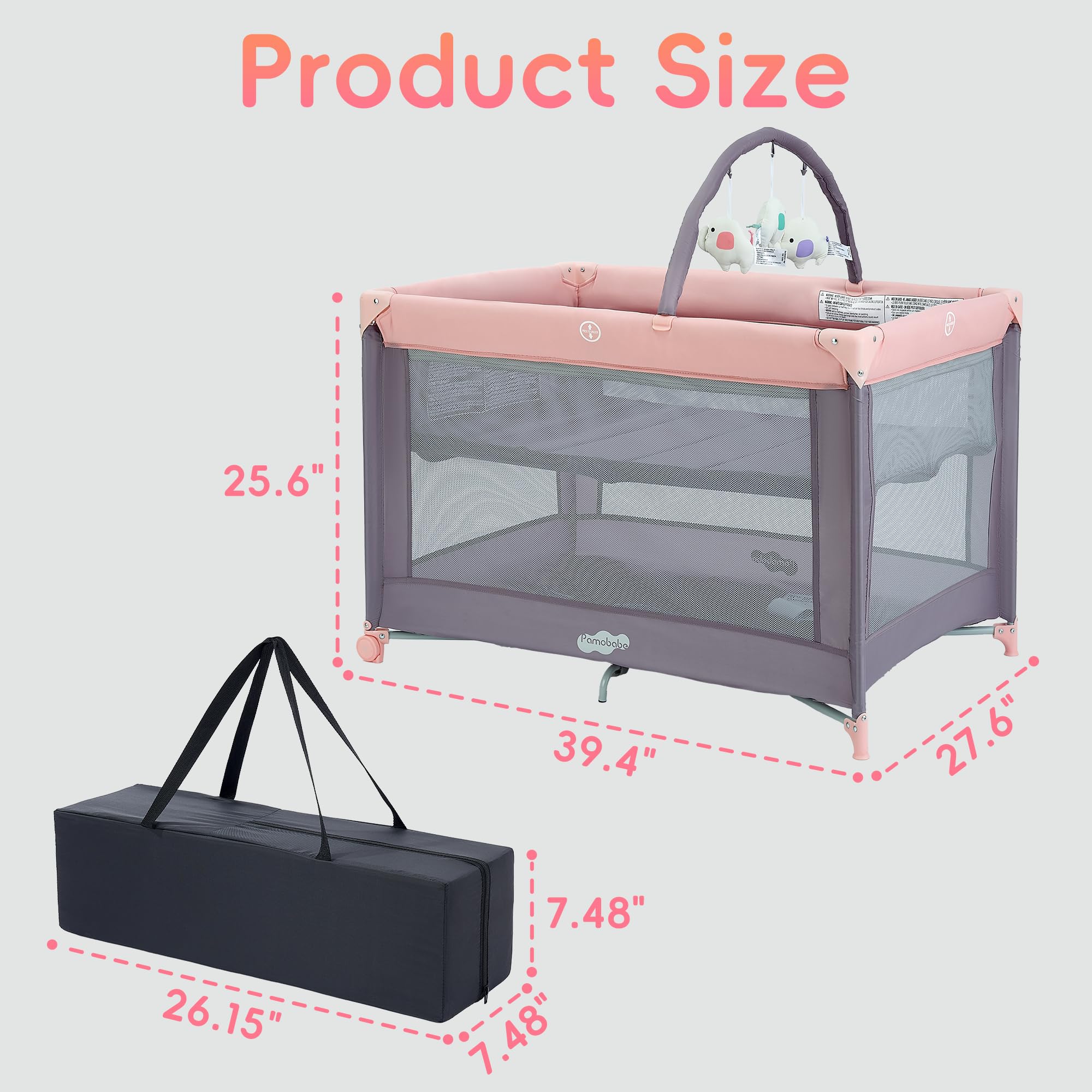 Pamo Babe mobile wheels adapt to changing spaces.